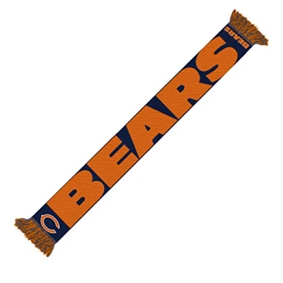 Image of Forever Collectibles NFL Fan Scarf Chicago Bears Wordmark