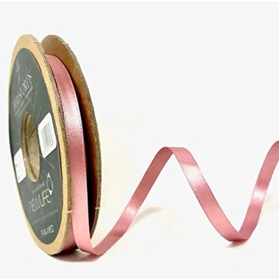 Image of Berisfords 7mm 60 Dusky Pink NewLife Satin Ribbon 100% Recycled 20m Reel