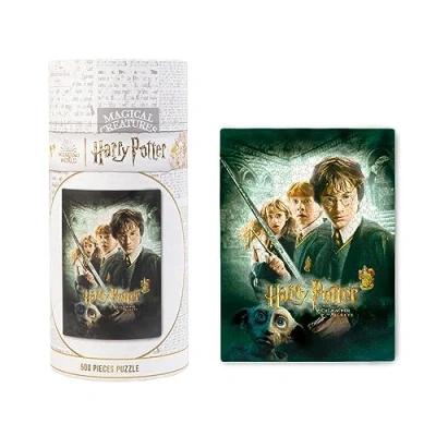 Image of Grupo Erik Harry Potter Puzzle 500 Piece Jigsaw Puzzles 24 x 17 inches 61 45.7 cm and the Chamber of Secrets Includes Gift Box &amp; Poster Home Decor Gifts