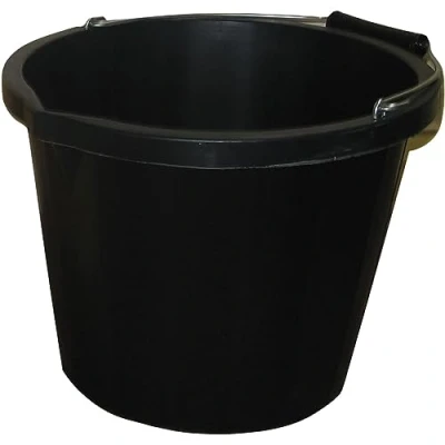 Image of ProStable TR SPL0020 Water Bucket 3 Gallon Black, One Size