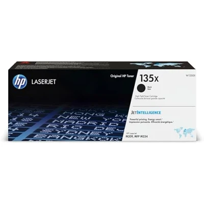 Image of HP W1350X 135X High Yield Original LaserJet Toner Cartridge, Black, Single Pack