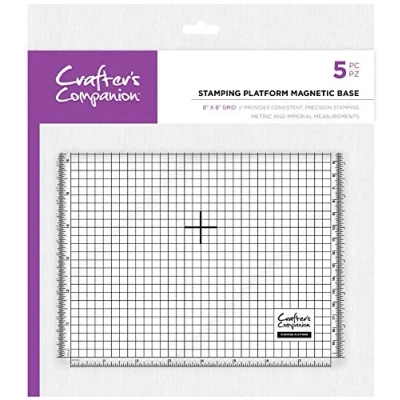 Image of Crafter&#039;s Companion 8&quot; x Stamping Platform Magnetic Base