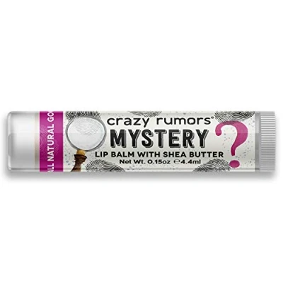 Image of Crazy Rumors Mystery Flavour Shea Butter Soothing Lip Balm Stick for Dry Lips, 100% Natural and Vegan 4g
