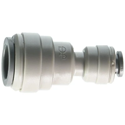 Image of John Guest Reducing Straight Connector 1/2 inch Tube OD x 1/4 (one Supplied)