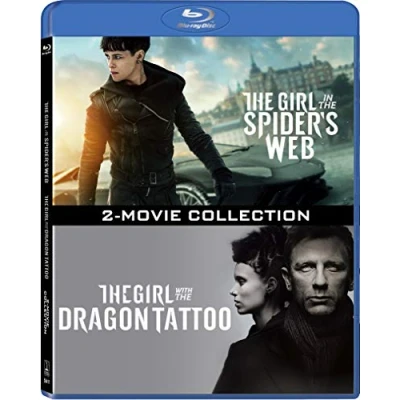 Image of the Girl in Spider&#039;s Web / with Dragon Tattoo (2011) Set [Blu ray]