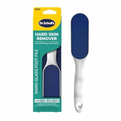 Image of Dr. Scholl&#039;s Hard Skin Remover Nano Glass Foot File Callus Remover, Durable Scrubber, Dead Hygienic Pedicure Tool, Long Lasting Buffer, Soft Smooth Feet