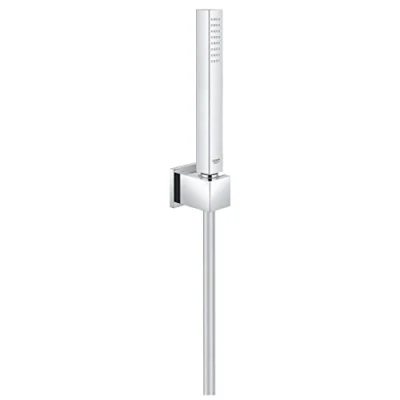 Image of GROHE Euphoria Cube Wall Holder Set 1 Spray Chrome 27702000