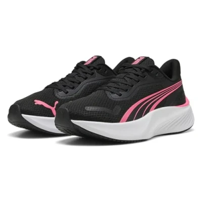 Image of PUMA Unisex Pounce LITE Road Running Shoe, Black Sun Struck, 9 UK