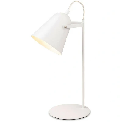 Image of Firstlight Bella Modern Style Desk Lamp with On/Off Switch White