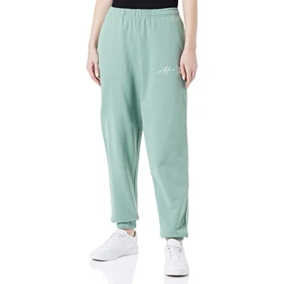 Image of HUGO Women&#039;s Relaxed Jogger Trousers, Open Green375, M