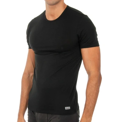 Image of Abanderado Short sleeve Cotton Thermal Tech 041Y Mens t shirt Black Size 2XL