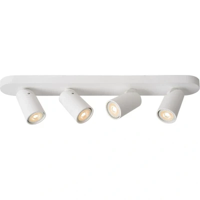 Image of Xyrus Modern Ceiling Spotlight Bar LED Dim to warm GU10 4x5W 2200K/3000K White
