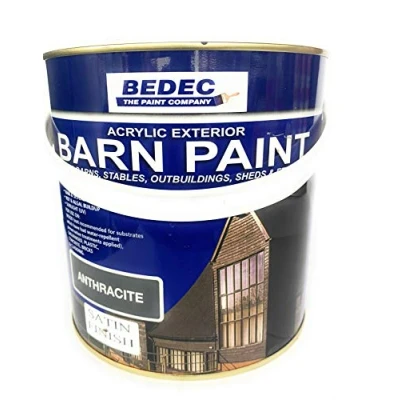 Image of Bedec Barn Paint Satin Anthracite 2.5 Ltr