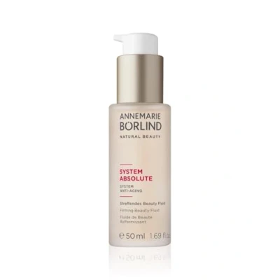 Image of ANNEMARIE BÖRLIND SYSTEM ABSOLUTE ANTI AGING Firming Beauty Fluid (50ml) Activates Collagen and Elastin Production Strengthening, Tightening, Vegan