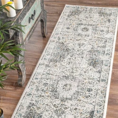 Image of nuLOOM Verona Vintage Persian Runner Rug, 2&#039; 6&quot; x 10&#039;, Grey