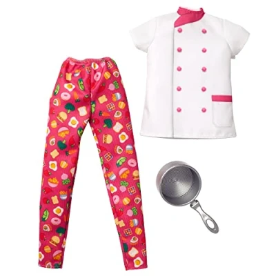 Image of Barbie Career Fashion Pack HBV64 Chef Set