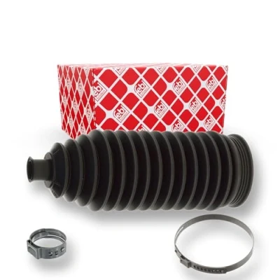 Image of 2044630396, 2044630396S1, A2044630396, A2044630396S1 Bellow, steering FEBI BILSTEIN 101952 Thermoplast Front Axle Left, Right with clamps