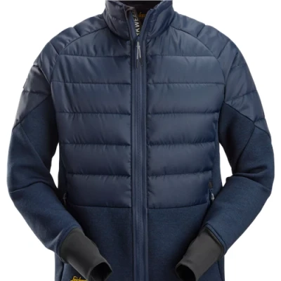Image of Snickers FlexiWork Hybrid Jacket Navy/Dark Navy Melange XL