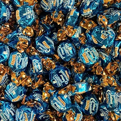 Image of Walker&#039;s Nonsuch Salted Caramel Toffees 700g Re Sealable Pouch by The Gourmet Sweet Company