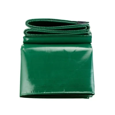 Image of LDQBF Tarps, Tarpaulin Waterproof, 2x4.5m 420g/m² pvc cover Tarp Multipurpose Protective Cover, Leightweight, Weather Proof Green