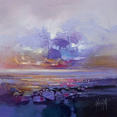 Image of Scott Naismith &quot;Colour Collision Study&quot; Canvas Print, Cotton, Multi Colour, 3.20 x 40.00 cm
