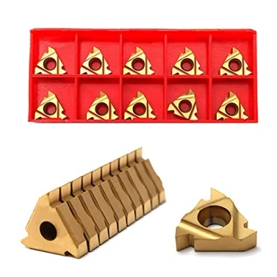Image of Maizoon CNC Lathe Cutter Tools 10pcs 16IR AG60 Inserts Internal Thread Blades Threading DZ13