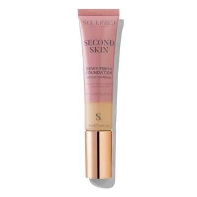 Image of Second Skin Dewy Liquid Mineral Foundation from Sculpted by Aimee (Medium 4.0) 32ml Cruelty Free, Vegan Face for Medium Coverage with SPF 50
