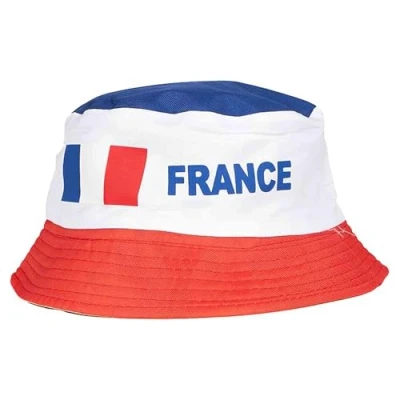 Image of P&#039;tit Clown re40081, Hat BOB Fabric, Blue White Red