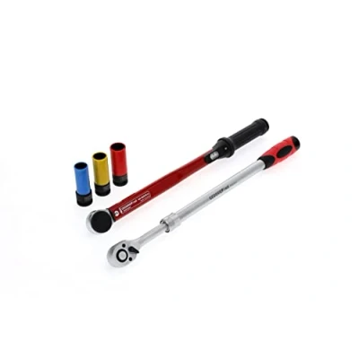 Image of GEDORE red Wheel change set, 3 pc. Complete, Tool case for car mechanics, Tyre change, R69003000