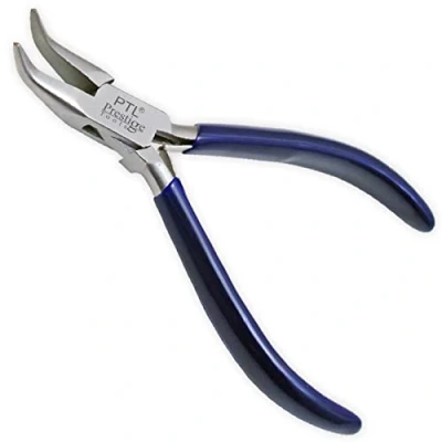 Image of Bent Nose Pliers Chain Jump Ring Opening Closing Bend Jewellery Making Miniature Gift Ideas Art Craft Tools PTL®