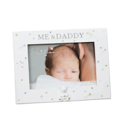 Image of Widdop 6&#039; x 4&#039; Bambino Resin Daddy &amp; Me Photo Frame