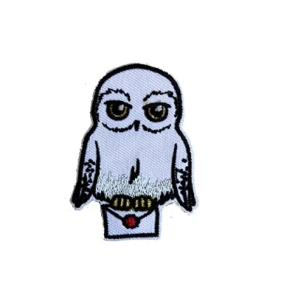 Image of Mono Quick Harry Potter with Hedwig Snowy Owl Iron On Patches Adhesive Emblem Stickers Appliques, Size: 4,4 x 6 cm