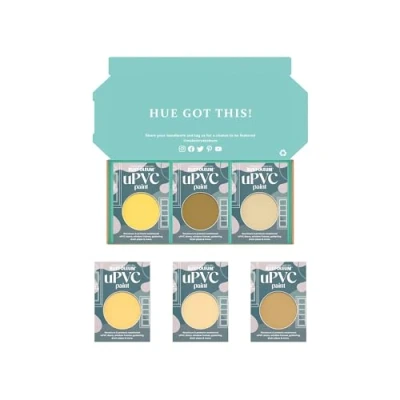 Image of Rust Oleum uPVC Paint in Matt Finish Warming Yellows Tester Box