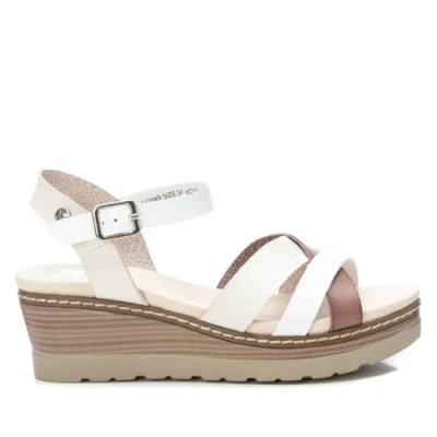 Image of XTI Women&#039;s 142849 Wedge Sandal, Ice, 7.5 UK