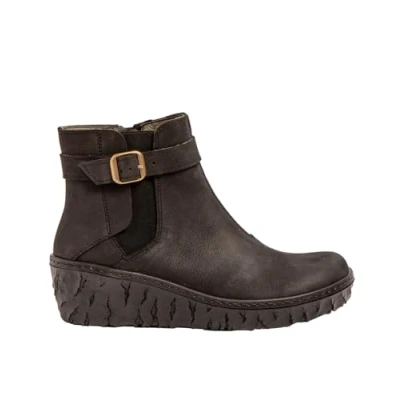 Image of El Naturalista Women&#039;s N5133 Myth Yggdrasil Ankle Boots, Black (Black 000), 4.5 UK