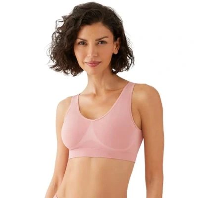 Image of Wacoal Women&#039;s B Smooth Bralette Bra, Rose Elegance, 38