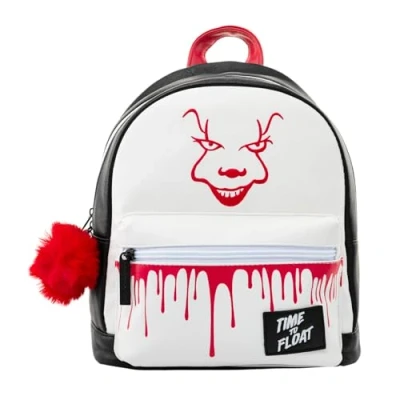 Image of Pyramid International HORROR IT, FRIDAY 13TH Fashion Backpack Luxury Faux Leather, Unique Lining, Matching Zipper Accessory, Inner &amp; Outer Pockets, Iconic Spooky Design