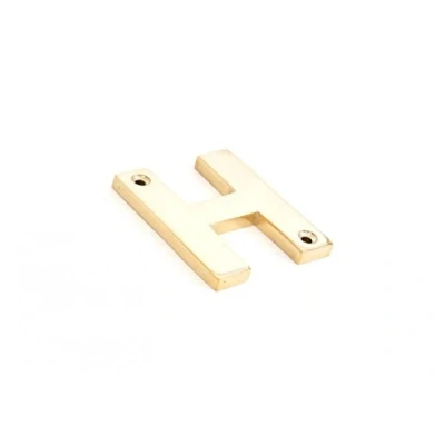 Image of From the Anvil 83801H Letter H Polished Brass