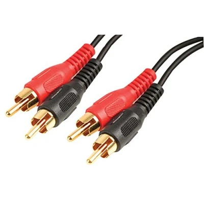 Image of Pro Signal PSG00235 2x Phono (RCA) Male to Lead, 3m, Black