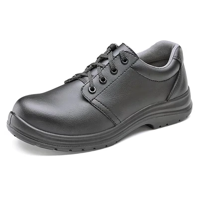 Image of Micro Fibre Tie Shoe S2 Black UK 5 EU 38