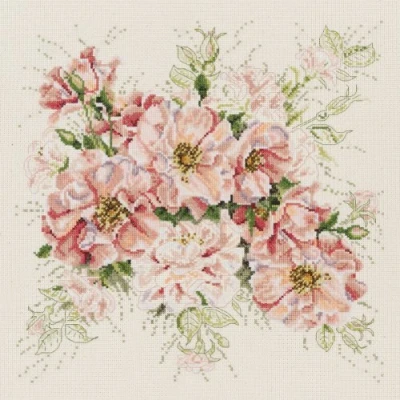 Image of Janlynn Garden Roses Counted Cross Stitch Kit