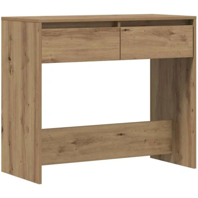 Image of vidaXL Console Table Artisan Oak 89x41x76.5 cm Engineered Wood