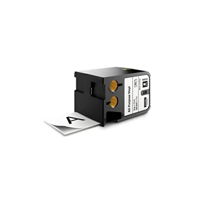 Image of DYMO XTL All Purpose Vinyl Labels 54 mm x 7 m Black on White