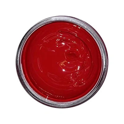 Image of Famaco 50ml Red Cardinal Leather Deluxe Cream Polish for Boot and Shoe with Application Brush Nourish Protector Kit Boots Shoes
