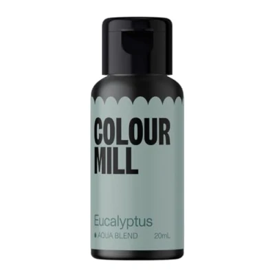 Image of Colour Mill Aqua Blend Food Colouring Liquid Eucalyptus Edible Paint for Royal Icing, Macarons, Meringue, Fondant, Jellies, Beverages and More 20 ml