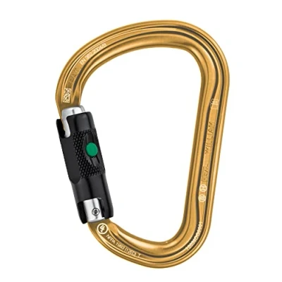 Image of PETZL, William, Carabiner Large Capacity Lightweight Asymmetrical, Air, Ball Lock, Unisex Adult