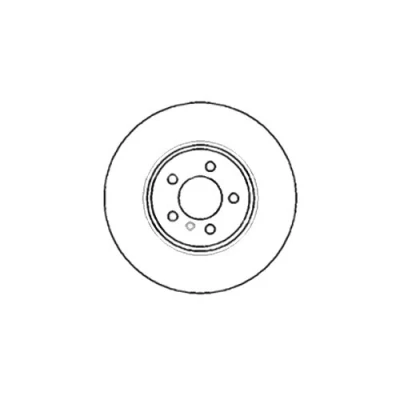 Image of Borg &amp; Beck BBD5360 Brake Disc Pair (Front): Citroen C4 Picasso 02/13