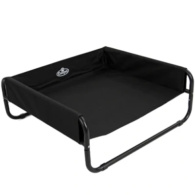 Image of Black Elevated Dog Bed with Raised Sides (Medium) 67024