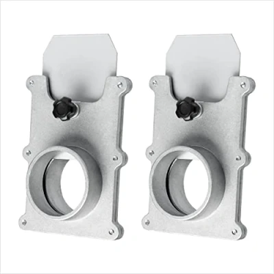 Image of POWERTEC 70134 P2 2 1/2 Inch Aluminum Blast Gate for Dust Collector, Collection Fittings PK