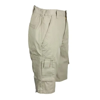 Image of Himalayan Mens Shorts Comfortable &amp; Durable Work for Men Multi Pocket Triple Stitched Seam YKK Zip, Sand, Waist 34